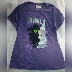 Wicked Purple Shirt Wizard of Oz Broadway Musical Authentic XXL